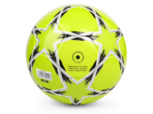 Hexagon soccer ball size 5 green - Coinus